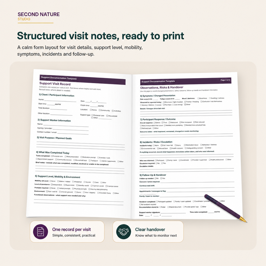 Support Documentation Template